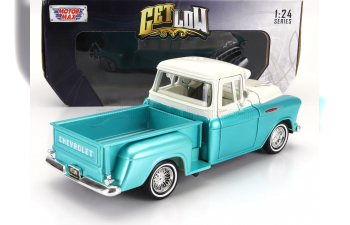 CHEVROLET 3100 Pick-up Stepside (1957), Green Met White