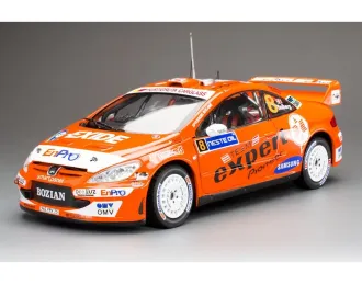 PEUGEOT 307 WRC #8 H.Solberg/C.Menkerud Neste Rally Finland (2006), orange