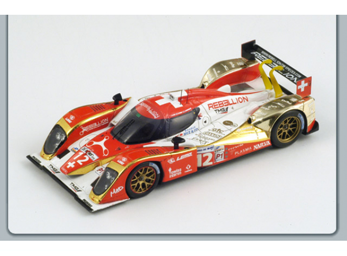 LOLA B 10/60 Coupe-Toyota No. 12 Rebellion Racing 6th LM 2011, red