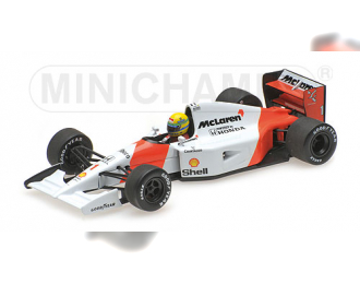 McLAREN Honda MP 4-7 Ayrton Senna (1992), white / red