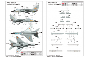 Сборная модель Китайский истребитель-бомбардировщик Xian JH-7A