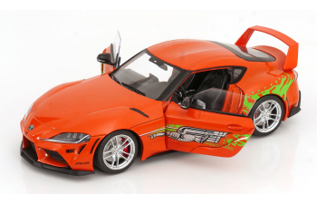 TOYOTA GR Supra Tribute (2024), orange-metallic green