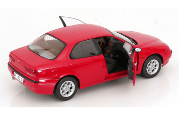 ALFA ROMEO 156 2.5 V6 24v (1997) – Black Interior, Rosso Alfa Red