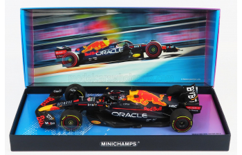 RED BULL F1 Rb18 Team Oracle Red Bull Racing №1 Winner Miami Gp World Champion (2022) Max Verstappen, Matt Blue Yellow Red