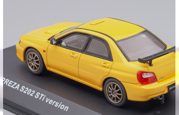 SUBARU Impreza S202 (2002), yellow