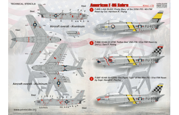 Декаль F-86E Sabre