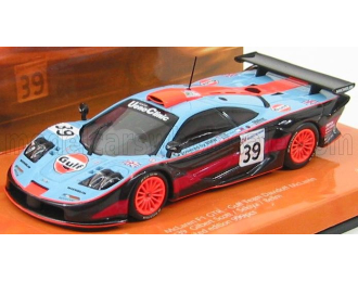McLAREN F-1 Gtr N 39 Le Mans 1997 R.bellm - A.gilbert Scott - M.sekiya, Light Blue Black