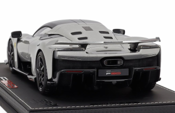FERRARI F80 2024 - Carbon Rims - Con Vetrina - With Showcase, silver