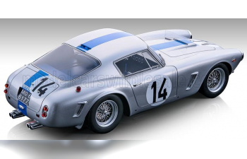 FERRARI 250gt Swb 3.0l V12 Team Noblet №14 3rd 24h Le Mans (1961) P.Noblet - J.Guichet, Silver Blue