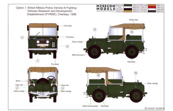 Сборная модель British FV18001 Mk. 1 80in 4x4 Utility Vehicle (late Production)