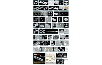 Сборная модель Танк Pz.Kpfw.VI Ausf.E Tiger I Initial Production, 1.Kompanie s.Pz.Abt.501 DAK, Tunisia 1942/1943 (3 in 1)