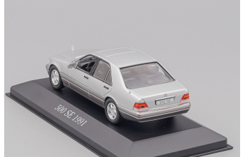 MERCEDES-BENZ 500 SE (1991), Mercedes-Benz Offizielle Modell-Sammlung 55, silver