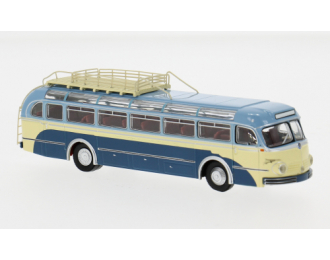  MERCEDES-BENZ O 6600 H Reisebus (1951), dark blue / beige