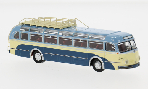MERCEDES-BENZ O 6600 H Reisebus (1951), dark blue / beige