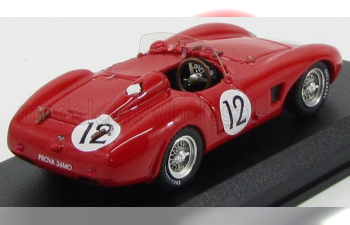 FERRARI 625lm Spider Scuderia Ferrari N12 3rd 24h Le Mans (1956) Trintignant - Gendebien, Red