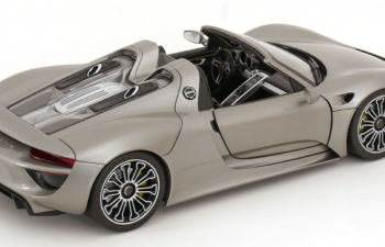 PORSCHE 918 Spider Open (2015), Grey Met