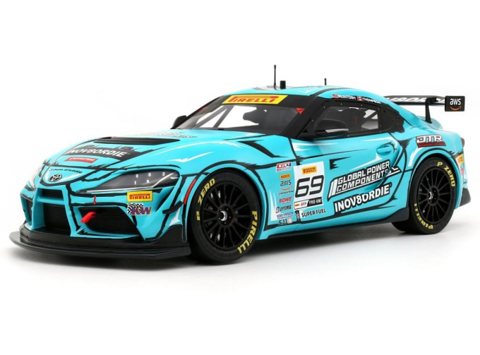 TOYOTA GR Supra GT4 EVO 2 #69 A.Mcintosh/P.Thompson *Resin series* (2025), blue