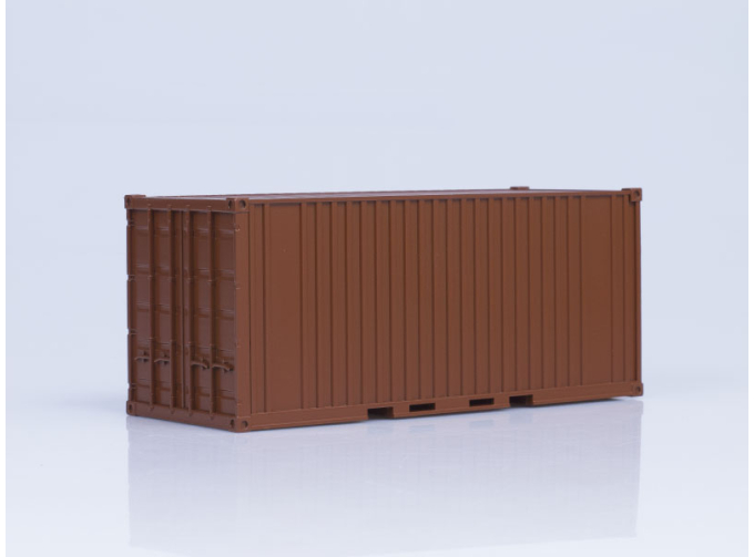 Контейнер 20 футов (142x56x61), коричневый