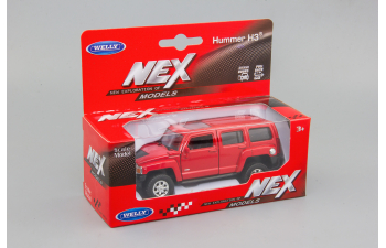 HUMMER H3, red