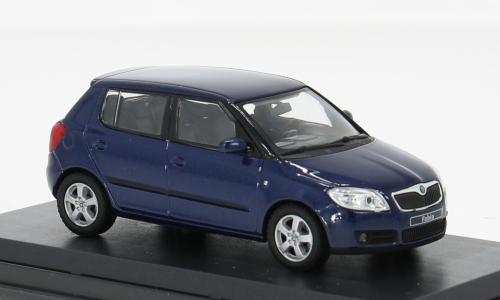 SKODA Fabia II, storm blue metallic