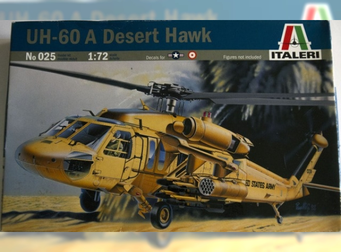 Сборная модель Американский вертолет Helicopter UH-60A Desert Hawk