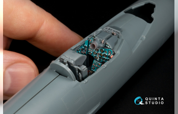 Декаль интерьера кабины МиГ-21Р, изумрудные панели (Eduard) (с 3D-печатными деталями)