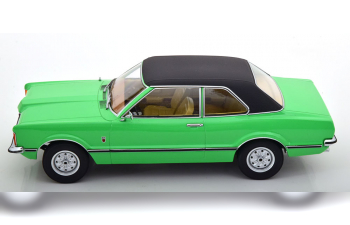 FORD Taunus GXL Saloon with vinyl roof (1971), green flat-black