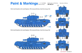 Сборная модель танк Churchill Mk.III AVRE