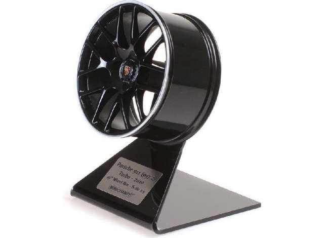 Диск Porsche 997.2 Turbo Wheel (2010), черный/серебристый