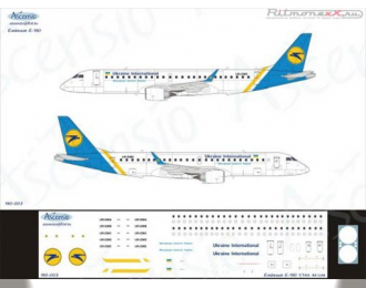 Декаль на Embraer 190 UIA - Ukraine International Airlines