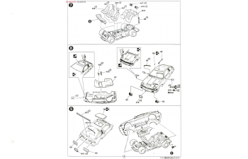 Сборная модель Mitsubishi Starion GSR #117