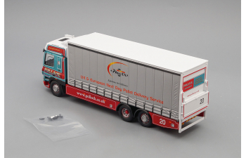 DAF CF Curtainside Lorry - Pollock (Scotrans), silver / red