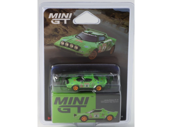 LANCIA Stratos HF №4 Spanish Rally Champion, light green