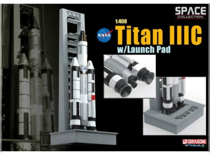 Космический аппарат Титан IIIC со стартовой площадкой