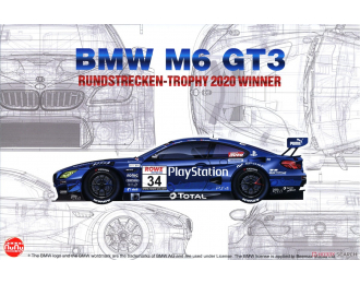 Сборная модель BMW M6 GT3 Rundstrecken-Trophy 2020 Winner