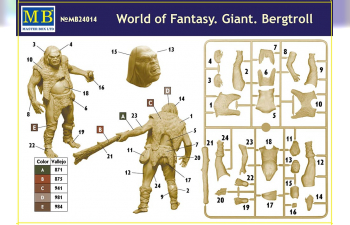 Сборная модель World of Fantasy Giant Bergtroll