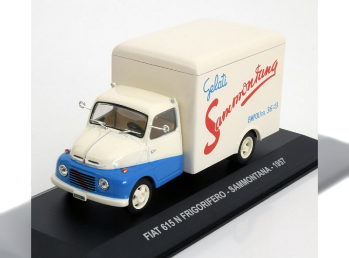 FIAT 615N FRIGORIFERO "SAMMONTANA" (1957), white / blue