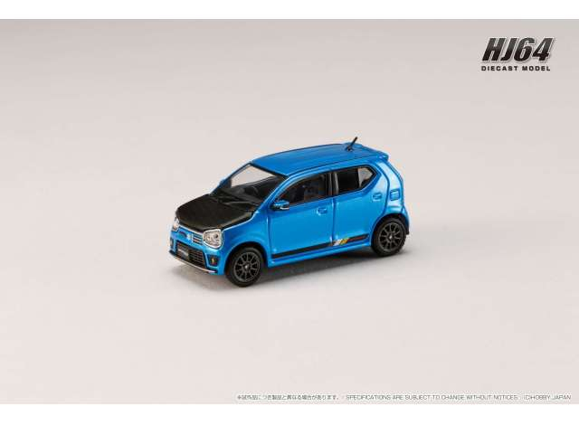 SUZUKI Alto Works (HA36A) CARBON BONNET Customized Versie, brisk blue metallic