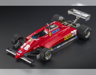 FERRARI F1 126c2 (late Version) №28 Winner Holland Zandvoort Gp (1982) Didier Pironi, Red