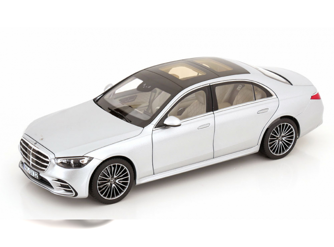 MERCEDES-BENZ S-Class AMG-Line (W223) (2021), Brillant Silver