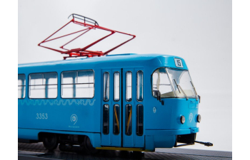 Трамвай TATRA-T3SU, синий