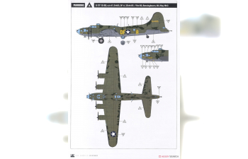 Сборная модель B-17F Flying Fortress