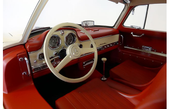 MERCEDES-BENZ 300 SL Coupe W198 I (1954-1957), white