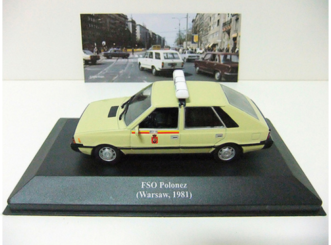 FSO Polonez (Warsaw, 1981), Collection Les Taxis du monde, beige