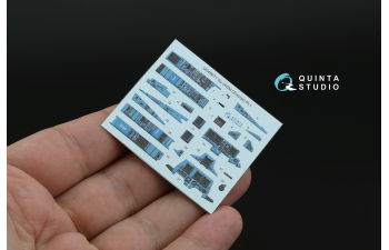 3D Декаль интерьера кабины для Суххой-30СМ (Звезда) (с 3D-печатными смоляными деталями)