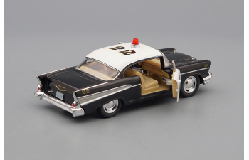 CHEVROLET Bel Air Police (1957), black / white