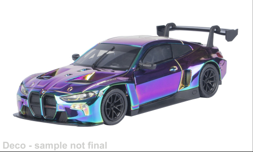 BMW M4 GT3 (2021), purple/blue