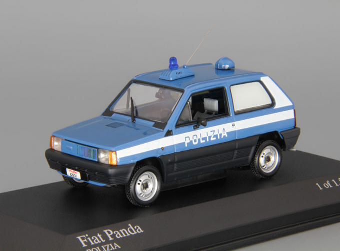 FIAT Panda Polizia (1980), blue