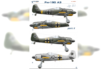 Декаль для Fw-190 A3 Jg 51 part II