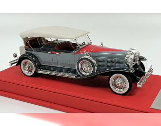 DUESENBERG J-318 Le Baron Phaeton Sn2323 Cabriolet Closed (1934), Grey Red White